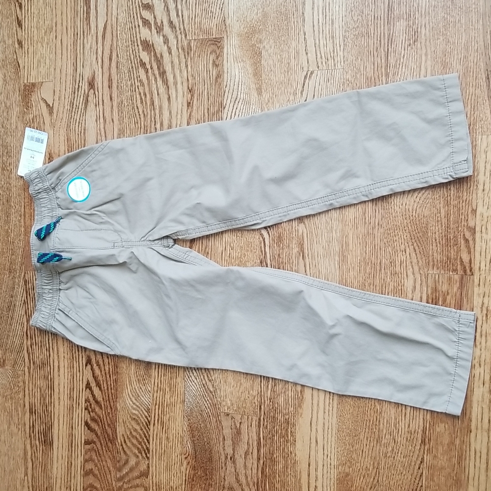 (4/5) NWT Carter's Little Boy Khaki Pants Reinforced Knees Casual Streetwear